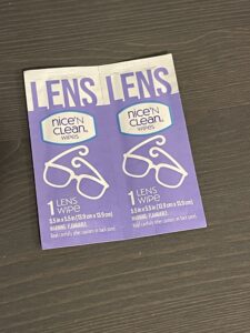 lens wipes for eyeglasses
